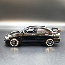 Load image into Gallery viewer, Explorafind 2007 Mitsubishi EVO IX Black 1:32 Die Cast Car