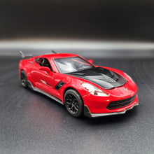 Load image into Gallery viewer, Explorafind 2016 Chevrolet Corvette Z06 C7.R Red 1:32 Die Cast Car