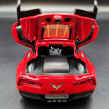 Load image into Gallery viewer, Explorafind 2016 Chevrolet Corvette Z06 C7.R Red 1:32 Die Cast Car