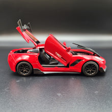 Load image into Gallery viewer, Explorafind 2016 Chevrolet Corvette Z06 C7.R Red 1:32 Die Cast Car