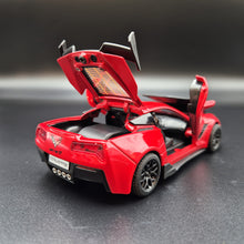 Load image into Gallery viewer, Explorafind 2016 Chevrolet Corvette Z06 C7.R Red 1:32 Die Cast Car