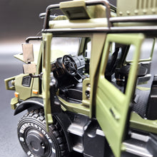Load image into Gallery viewer, Explorafind 2000 Mercedes Benz Unimog Off Road RV Army Green 1:32 Die Cast Truck