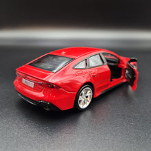 Load image into Gallery viewer, Explorafind 2023 Audi RS7 Red 1:32 Die Cast Car