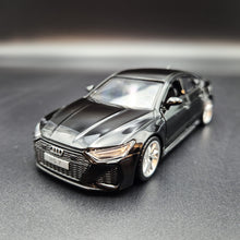 Load image into Gallery viewer, Explorafind 2023 Audi RS7 Black 1:32 Die Cast Car