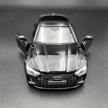 Load image into Gallery viewer, Explorafind 2023 Audi RS7 Black 1:32 Die Cast Car