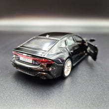 Load image into Gallery viewer, Explorafind 2023 Audi RS7 Black 1:32 Die Cast Car