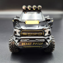 Load image into Gallery viewer, Explorafind 2023 Ford Raptor F-150 6x6 Black 1:24 Die Cast Pickup