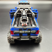 Load image into Gallery viewer, Explorafind 2023 Ford Raptor F-150 6x6 Blue 1:24 Die Cast Pickup