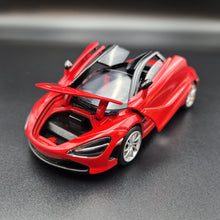 Load image into Gallery viewer, Explorafind 2023 McLaren 720S Red 1:32 Die Cast Car