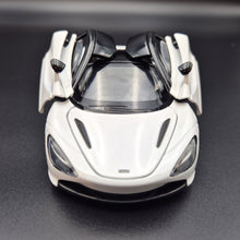 Load image into Gallery viewer, Explorafind 2023 McLaren 720S White 1:32 Die Cast Car
