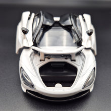 Load image into Gallery viewer, Explorafind 2023 McLaren 720S White 1:32 Die Cast Car