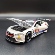 Load image into Gallery viewer, Explorafind 2021 BMW M8 GTE #25 IMSA Sports Car Championship White 1:32 Die Cast Car
