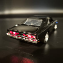 Load image into Gallery viewer, Explorafind 1969 Dodge Charger 500 Black 1:32 Die Cast Car