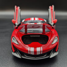 Load image into Gallery viewer, Explorafind 2022 McLaren 600LT Red 1:32 Die Cast Car
