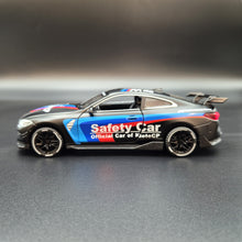 Load image into Gallery viewer, Explorafind 2022 BMW M4 Coupe Safety Car Satin Black 1:32 Die Cast Car