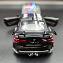 Load image into Gallery viewer, Explorafind 2022 BMW M4 Coupe Safety Car Satin Black 1:32 Die Cast Car