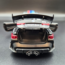 Load image into Gallery viewer, Explorafind 2022 BMW M4 Coupe Safety Car Satin Black 1:32 Die Cast Car