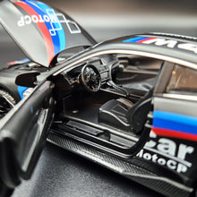 Load image into Gallery viewer, Explorafind 2022 BMW M4 Coupe Safety Car Satin Black 1:32 Die Cast Car