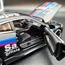 Load image into Gallery viewer, Explorafind 2022 BMW M4 Coupe Safety Car Satin Black 1:32 Die Cast Car