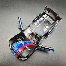 Load image into Gallery viewer, Explorafind 2022 BMW M4 Coupe Safety Car Satin Black 1:32 Die Cast Car
