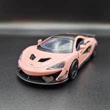 Load image into Gallery viewer, Explorafind 2019 McLaren 570S GT4 Pink 1:32 Die Cast Car
