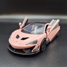Load image into Gallery viewer, Explorafind 2019 McLaren 570S GT4 Pink 1:32 Die Cast Car