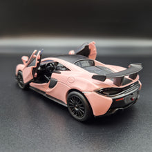 Load image into Gallery viewer, Explorafind 2019 McLaren 570S GT4 Pink 1:32 Die Cast Car