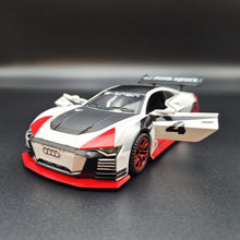 Load image into Gallery viewer, Explorafind 2018 Audi e-tron Vision Gran Turismo White 1:32 Die Cast Car