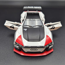 Load image into Gallery viewer, Explorafind 2018 Audi e-tron Vision Gran Turismo White 1:32 Die Cast Car