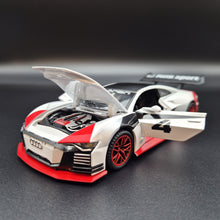 Load image into Gallery viewer, Explorafind 2018 Audi e-tron Vision Gran Turismo White 1:32 Die Cast Car