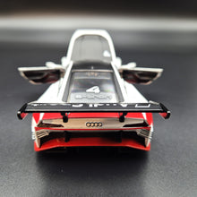 Load image into Gallery viewer, Explorafind 2018 Audi e-tron Vision Gran Turismo White 1:32 Die Cast Car