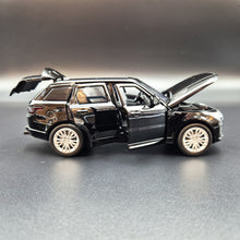 Load image into Gallery viewer, Explorafind 2022 Range Rover Sport Black 1:32 Die Cast Car