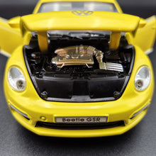 Load image into Gallery viewer, Explorafind 2010 Volkswagen New Beetle Yellow 1:32 Die Cast Car
