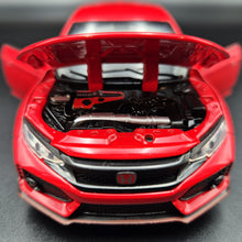 Load image into Gallery viewer, Explorafind 2021 Honda Civic Type R Red 1:32 Die Cast Car