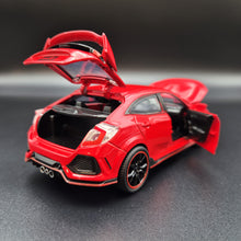 Load image into Gallery viewer, Explorafind 2021 Honda Civic Type R Red 1:32 Die Cast Car