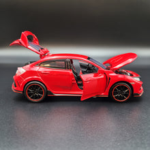 Load image into Gallery viewer, Explorafind 2021 Honda Civic Type R Red 1:32 Die Cast Car