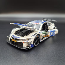 Load image into Gallery viewer, Explorafind 2019 BMW M4 DTM Touring Car White/Blue 1:32 Die Cast Car - Martin Tomczyk
