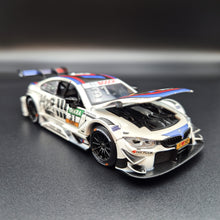 Load image into Gallery viewer, Explorafind 2019 BMW M4 DTM Touring Car White 1:32 Die Cast Car - Tom Blomqvist