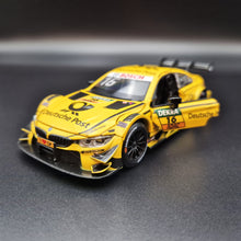 Load image into Gallery viewer, Explorafind 2019 BMW M4 DTM Touring Car Yellow 1:32 Die Cast Car - Timo Glock