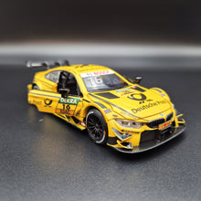 Load image into Gallery viewer, Explorafind 2019 BMW M4 DTM Touring Car Yellow 1:32 Die Cast Car - Timo Glock