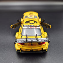Load image into Gallery viewer, Explorafind 2019 BMW M4 DTM Touring Car Yellow 1:32 Die Cast Car - Timo Glock