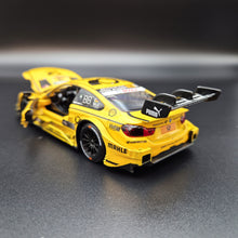 Load image into Gallery viewer, Explorafind 2019 BMW M4 DTM Touring Car Yellow 1:32 Die Cast Car - Timo Glock
