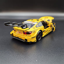 Load image into Gallery viewer, Explorafind 2019 BMW M4 DTM Touring Car Yellow 1:32 Die Cast Car - Timo Glock
