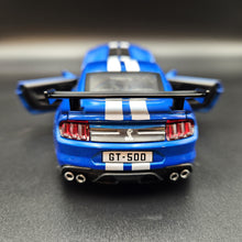 Load image into Gallery viewer, Explorafind 2022 Ford Mustang Shelby GT500 Blue 1:32 Die Cast Car