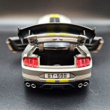 Load image into Gallery viewer, Explorafind 2022 Ford Mustang Shelby GT500 Grey 1:32 Die Cast Car