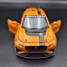 Load image into Gallery viewer, Explorafind 2019 Jaguar I-Pace e-Trophy Orange 1:32 Die Cast Car
