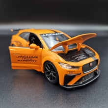 Load image into Gallery viewer, Explorafind 2019 Jaguar I-Pace e-Trophy Orange 1:32 Die Cast Car