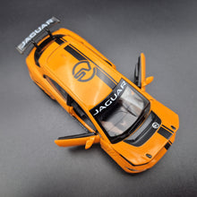 Load image into Gallery viewer, Explorafind 2019 Jaguar I-Pace e-Trophy Orange 1:32 Die Cast Car