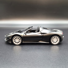 Load image into Gallery viewer, Explorafind 2018 Ferrari J50 Satin Black 1:32 Die Cast Car