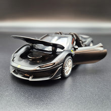 Load image into Gallery viewer, Explorafind 2018 Ferrari J50 Satin Black 1:32 Die Cast Car